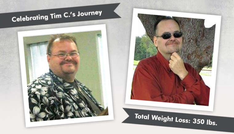 before after rny with tim losing 350 pounds